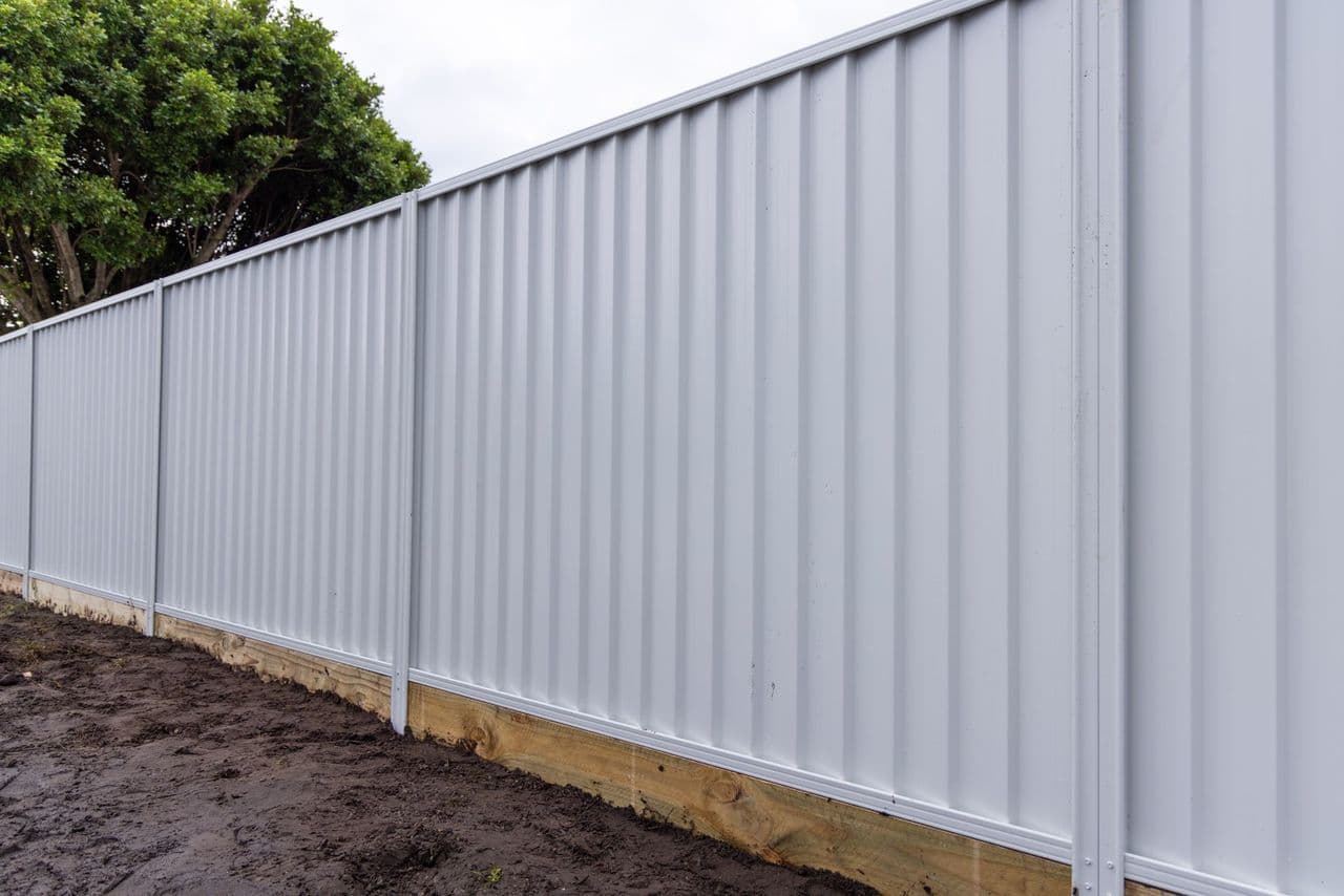 Colorbond fence and gate detail